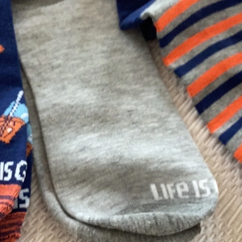 Life Is Good 3 Pair Men's Novelty Crew Sock With Cooler Drinks, Shoe Size 6-12.5